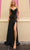 Nox Anabel E1285 - Embroidered Sleeveless Prom Gown Prom Dresses 4 / Black