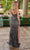 Nox Anabel E1531 - Sheer Beaded Deep V Slit Dress Special Occasion Dress