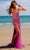 Nox Anabel E1531 - Sheer Beaded Deep V Slit Dress Special Occasion Dress