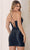 Nox Anabel E816 - Cowl Bustier Cocktail Dress Cocktail Dresses