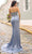 Nox Anabel F1466 - Bejeweled V-Neck Prom Dress Special Occasion Dress