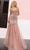 Nox Anabel F1467 - Bejeweled Trumpet Prom Dress Special Occasion Dress 4 / Mocha Gold