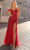 Nox Anabel F1469 - Sequin Cold Shoulder Prom Dress Special Occasion Dress 4 / Red