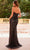 Nox Anabel F1569 - Sheer Corset Sequin Gown with High Slit Special Occasion Dress