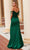 Nox Anabel F1571 - Off-Shoulder Beaded Fringe Trumpet Gown Special Occasion Dress