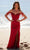 Nox Anabel F1571 - Off-Shoulder Beaded Fringe Trumpet Gown Special Occasion Dress