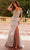 Nox Anabel F1572 - Beaded Off-Shoulder Satin Gown Special Occasion Dress