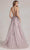 Nox Anabel G1149 - Lace-Up Back Embroidered Prom Gown Prom Dresses 8 / Periwinkle