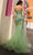 Nox Anabel G1258 - Foliage Embroidery Mermaid Evening Dress Special Occasion Dress