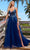 Nox Anabel G1649 - Sheer Bodice Tulle Gown with High Slit Special Occasion Dress