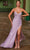 Nox Anabel G1652 - Strapless Sequin Gown with High Slit Special Occasion Dress