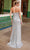 Nox Anabel G1652 - Strapless Sequin Gown with High Slit Special Occasion Dress