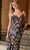 Nox Anabel G1654 - Floral sequin sheath dress with high slit Special Occasion Dress