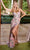 Nox Anabel G1657 - Plunging sequin sheath dress with high slit Special Occasion Dress