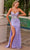 Nox Anabel G1663 - Strapless Tulle Gown with Floral Beading Special Occasion Dress