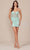 Nox Anabel G817 - Sequins Sheath Cocktail Dress Cocktail Dresses 0 / Sage Green