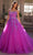 Nox Anabel H1464 - Floral Sequin Scoop Prom Dress Special Occasion Dress 0 / Purple