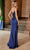 Nox Anabel H1667 - Off-Shoulder Beaded Sleeve Gown Special Occasion Dress