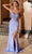 Nox Anabel H1670 - Satin Gown with Corset Bodice and Slit Special Occasion Dress