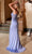 Nox Anabel H1670 - Satin Gown with Corset Bodice and Slit Special Occasion Dress