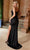 Nox Anabel H1672 - Embroidered Satin Gown with Corset Fit Special Occasion Dress