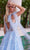 Nox Anabel H1680 - Puff Sleeve Glitter Ballgown Special Occasion Dress