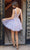 Nox Anabel H846 - V-Neck A-Line Cocktail Dress Cocktail Dresses