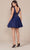 Nox Anabel H846 - V-Neck A-Line Cocktail Dress Cocktail Dresses