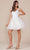 Nox Anabel H846 - V-Neck A-Line Cocktail Dress Cocktail Dresses