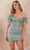 Nox Anabel L789 - Off Shoulder Sequin Cocktail Dress Cocktail Dresses