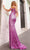 Nox Anabel Q1389 - Sequined Cold Shoulder Evening Dress Pageant Dresses 6 / Gold