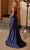 Nox Anabel R1692 - Stretch Satin Draped Evening Gown Special Occasion Dress