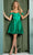 Nox Anabel R773 - Off Shoulder Satin Cocktail Dress Cocktail Dresses 8 / Emerald