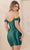 Nox Anabel R799 - Off Shoulder Corset Cocktail Dress Cocktail Dresses