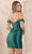 Nox Anabel R799 - Off Shoulder Corset Cocktail Dress Cocktail Dresses