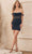 Nox Anabel R806 - Beaded Cowl Cocktail Dress Cocktail Dresses