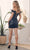 Nox Anabel S782 - Feather Sleeve Sequin Cocktail Dress Cocktail Dresses