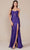 Nox Anabel T1489 - Knot Neck Slit Evening Dress Prom Dresses 00 / Plum