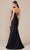 Nox Anabel T1489 - Knot Neck Slit Evening Dress Prom Dresses