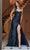 Nox Anabel T1489 - Knot Neck Slit Evening Dress Prom Dresses