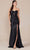 Nox Anabel T1489 - Knot Neck Slit Evening Dress Prom Dresses