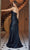 Nox Anabel T1489 - Knot Neck Slit Evening Dress Prom Dresses