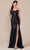 Nox Anabel T1489 - Knot Neck Slit Evening Dress Prom Dresses