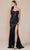 Nox Anabel T1489 - Knot Neck Slit Evening Dress Prom Dresses