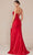 Nox Anabel T1489 - Knot Neck Slit Evening Dress Prom Dresses