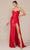 Nox Anabel T1489 - Knot Neck Slit Evening Dress Prom Dresses