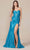 Nox Anabel T1489 - Knot Neck Slit Evening Dress Prom Dresses