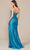 Nox Anabel T1489 - Knot Neck Slit Evening Dress Prom Dresses