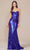 Nox Anabel T1499 - Strapless Knot Evening Dress Evening Dresses 00 / Royal Blue