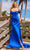 Nox Anabel Y1547 - Off-Shoulder Corset Slit Dress Special Occasion Dress